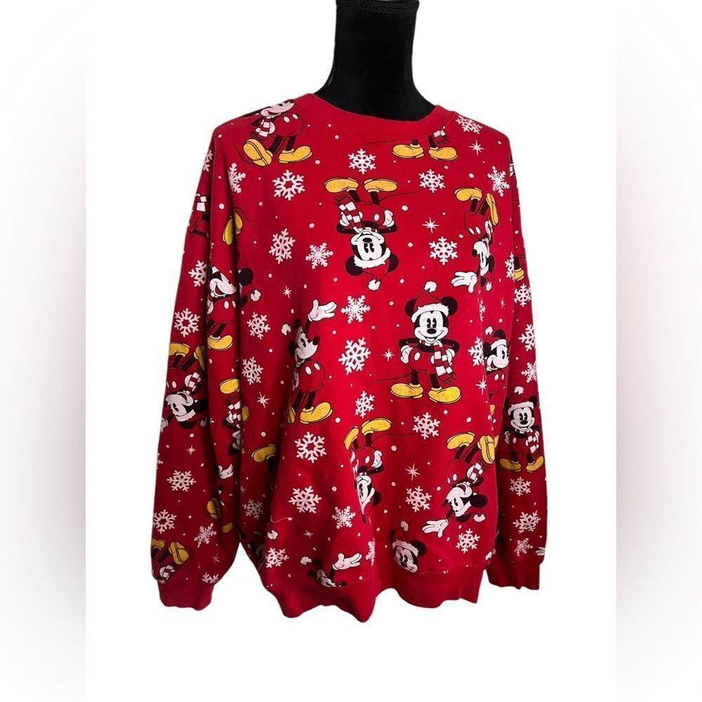 UGLY CHRISTMAS SWEATER DISNEY MICKEY MOUSE‎ HOLIDAY SIZE MEDIUM - Picture 6 of 8